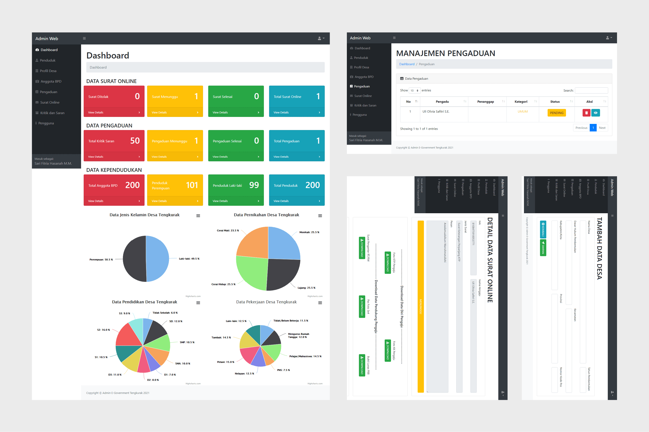 E-Government Tengkurak Admin